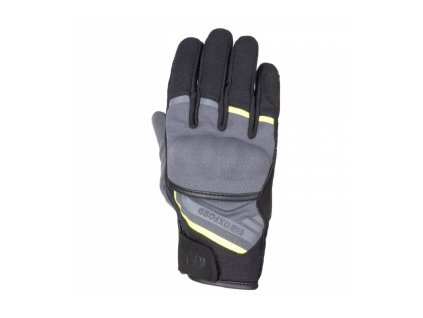 Rukavice DAKAR 1.0, OXFORD (šedá/žlutá)