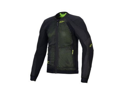 Bunda TROOP-AIR, ALPINESTARS (černá/žlutá fluo) 2025