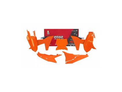 Sada plastů 6 dílů KTM, RTECH (oranžová, černá)