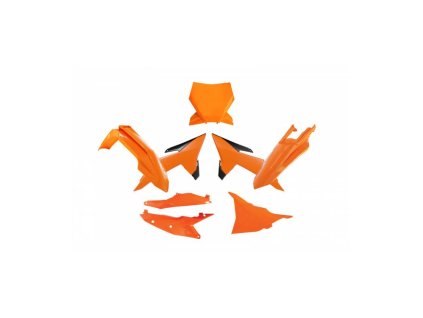 Sada plastů 6 dílů KTM, RTECH (oranžová, černá)