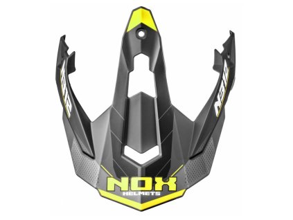 Kšilt pro přilby N312 VAPOR, NOX (černá matná, žlutá)