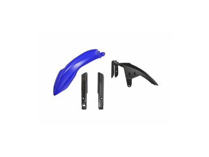 Sada předního blatníku a chráničů vidlic YAMAHA Tenere, RTECH (modrá, černá)