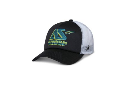 Kšiltovka AYESS TRUCKER, ALPINESTARS (černá/bílá)
