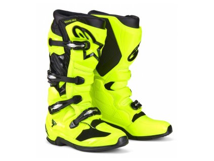 Boty TECH 7, ALPINESTARS (žlutá fluo/černá) 2026