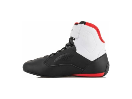 Boty FASTER-3 RIDEKNIT, ALPINESTARS (černé/bílé/červené) 2026