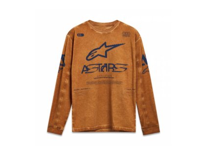 Triko NOOK KNIT dlouhý rukáv, ALPINESTARS (zrzavá)