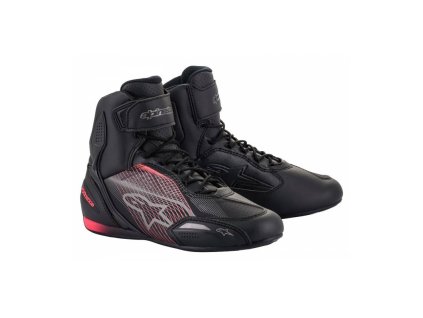 Boty STELLA FASTER-3, ALPINESTARS, dámské (černá/stříbrná/růžová)