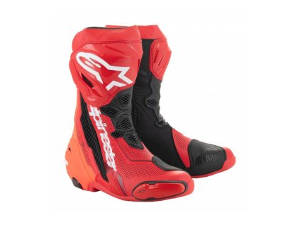 Boty SUPERTECH R VENTED, ALPINESTARS (červená fluo/červená) 2026