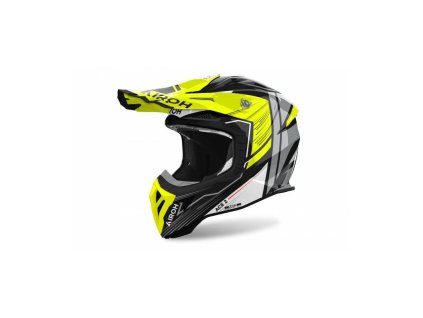 Přilba AVIATOR ACE 2 Engine, AIROH (lesklá žlutá) 2025