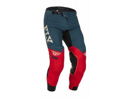 Kalhoty EVOLUTION DST, FLY RACING - USA 2022 (červená/šedá)