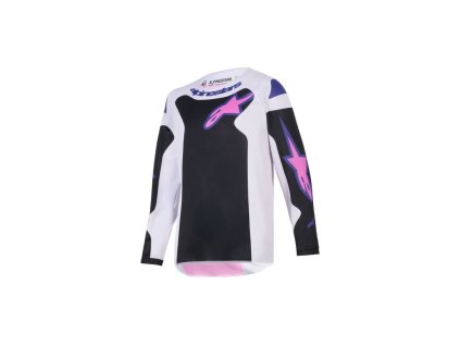 dres fluid grid youth alpinestars detske cerna svetle seda fialova 2026