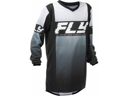 Dres F-16, FLY RACING - USA 2026 dětské (černá/bílá) (Velikost YS)