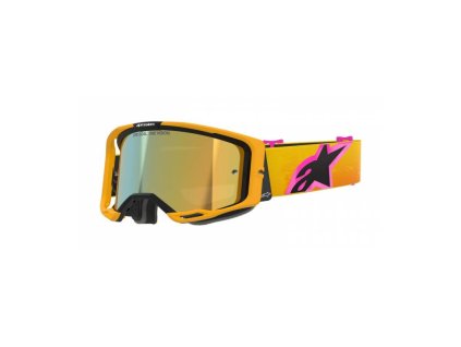 bryle vision 8 corp alpinestars oranzova zluta ruzova zrcadlove zlate plexi 2026