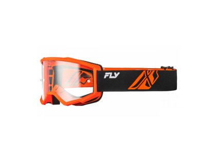 bryle focus fly racing usa detske cerne oranzove cire plexi