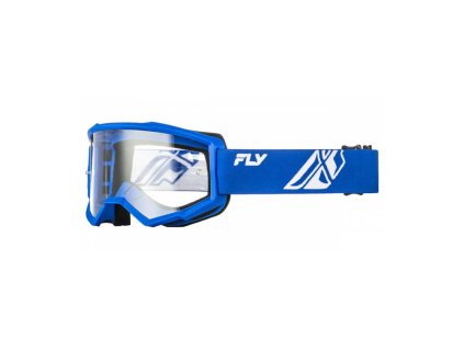 bryle focus fly racing usa detske modre bile cire plexi