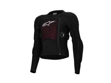 Chránič těla BIONIC PLASMA LT YOUTH dlouhý rukáv, ALPINESTARS, dětský (černá/červená/bílá) 2026 (Velikost S)