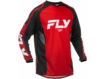 Dres F-16, FLY RACING - USA 2026 (červená/černá/bílá) (Velikost 3XL)