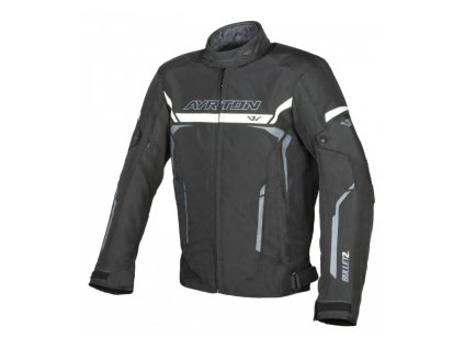 Bunda Bullet II, AYRTON (černá/bílá/šedá) 2026 (Velikost S)