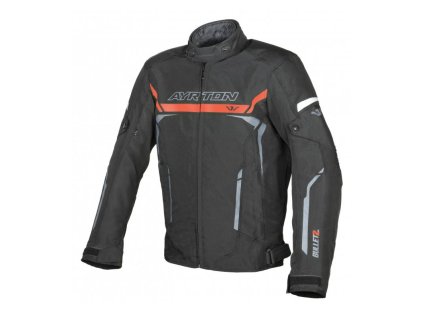 Bunda Bullet II, AYRTON (černá/červená/šedá) 2026 (Velikost S)