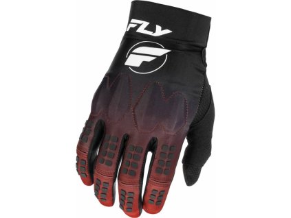 Rukavice EVOLUTION DST, FLY RACING - USA 2026 (červená/černá/šedá) (Velikost S)