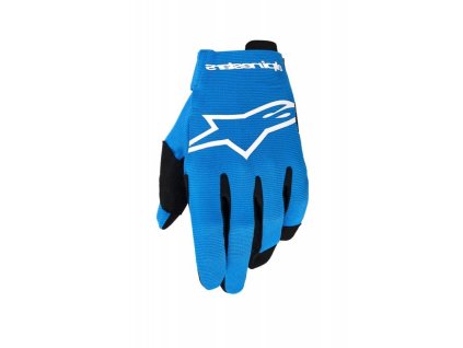 Rukavice RADAR YOUTH, ALPINESTARS, dětské (modrá/bílá) 2026 (Velikost 3XS)