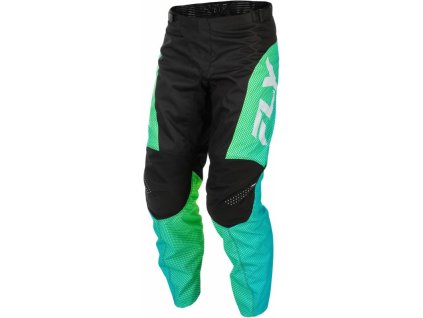 Kalhoty F-16, FLY RACING - USA 2026 (modrá/černá/bílá) (Velikost 38)