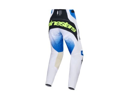 Kalhoty TECHSTAR KNIF, ALPINESTARS (modrá/černá/žlutá fluo) 2026 (Velikost 32)