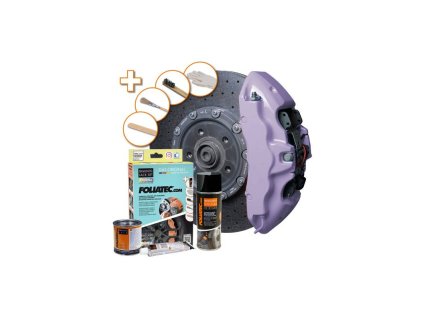 foliatec dvouslozkova barva na brzdy barva pastelova fialova soft violet