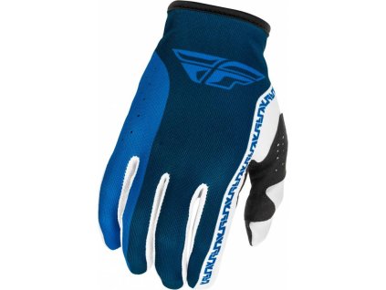 Rukavice LITE, FLY RACING - USA 2026 (modrá/bílá) (Velikost S)
