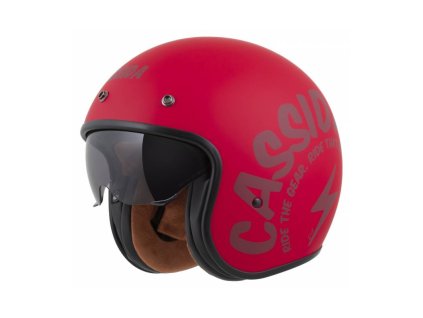 Přilba Oxygen 2.0 Gear, CASSIDA (červená matná/tmavě červená) 2026 (Velikost S (55 až 56 cm))