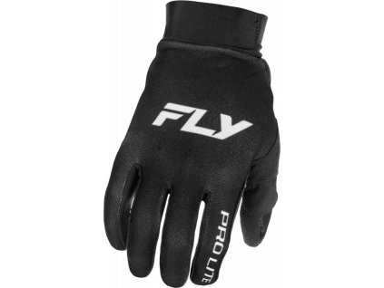 Rukavice PRO LITE, FLY RACING - USA 2026 (černá/bílá) (Velikost S)