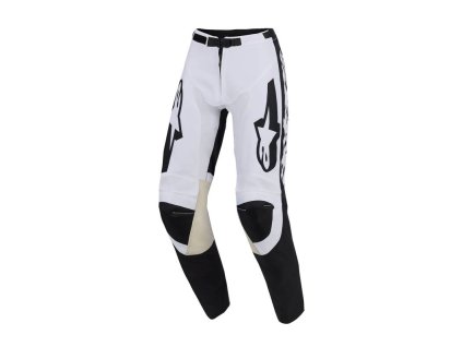 Kalhoty RACER RIWAY, ALPINESTARS (bílá/černá) 2026 (Velikost 32)