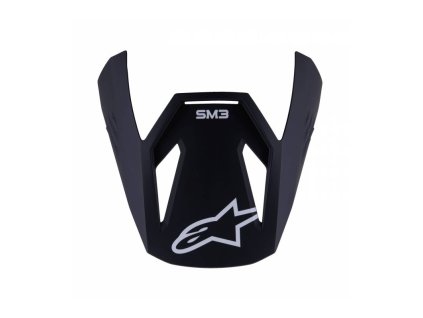 ksilt pro prilby s m3 solid alpinestars detska cerna mat