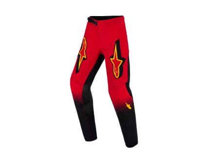 Kalhoty SUPERTECH SCENZ YOUTH, ALPINESTARS, dětské (červená/černá/žlutá) 2026 (Velikost 26)