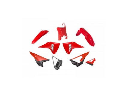 kompletni sada plastu revolution 5 dilu honda rtech cervena