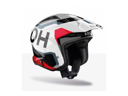 Přilba TRR 2 Jupiter, AIROH (červená lesklá) 2026 (Velikost S)