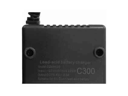 nabijecka pro ctyrkolky s olovenou baterii 60v typ2