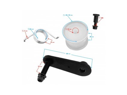 napinak retezu kompletni pro ctyrkolky 125 150 250cc