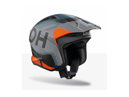 Přilba TRR 2 Jupiter, AIROH (oranžová matná) 2026 (Velikost S)