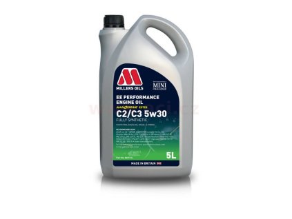 millers oils motorovy olej plne synteticky s nanocasticemi ee performance c2 c3 5w30 5l