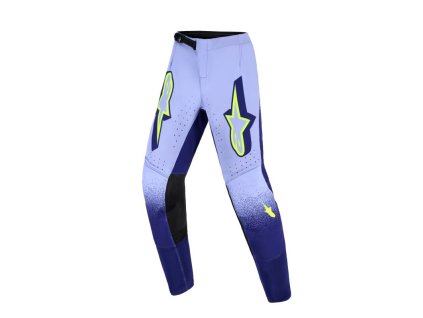 Kalhoty SUPERTECH SCENZ YOUTH, ALPINESTARS, dětské (fialová/žlutá fluo) 2026 (Velikost 24)