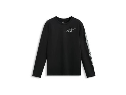 Triko TRACKSIDE CSF dlouhý rukáv, ALPINESTARS (černá) (Velikost XL)