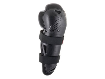 Chrániče kolen BIONIC ACTION, ALPINESTARS (černá/červená, pár) 2025