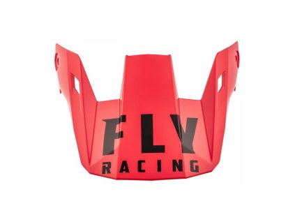 Kšilt RAYCE, FLY RACING - USA (červená/černá) (Velikost YS - YL)