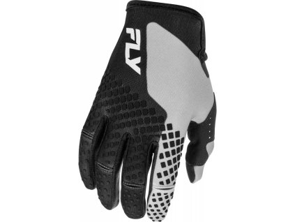 Rukavice KINETIC, FLY RACING - USA 2026 (černá/šedá) (Velikost XS)