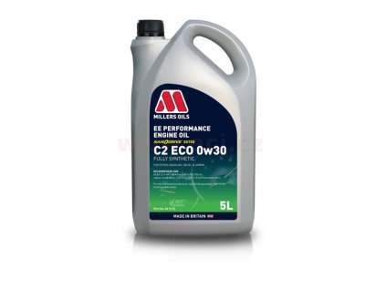 millers oils motorovy olej plne synteticky s nanocasticemi ee performance c2 eco 0w30 5l