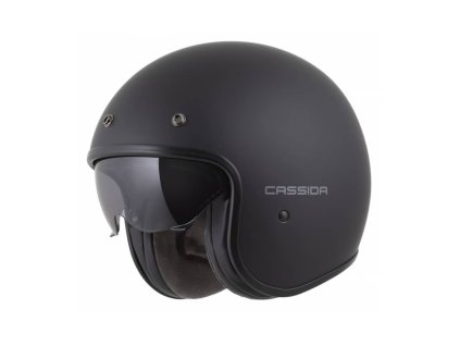 Přilba Oxygen 2.0 Solid, CASSIDA (černá matná/tmavě šedá) 2026 (Velikost S (55 až 56 cm))