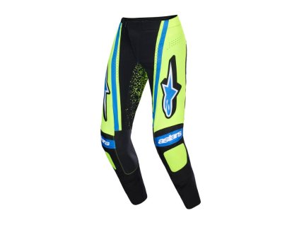 Kalhoty TECHSTAR NOMUR, ALPINESTARS (tmavě modrá/žlutá fluo/modrá) 2026 (Velikost 32)