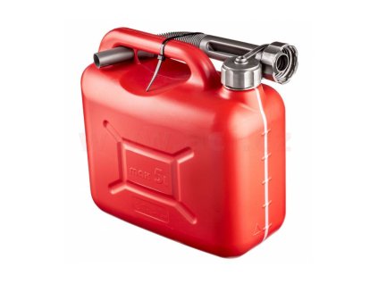 plastovy kanystr na phm objem 5 l cerveny