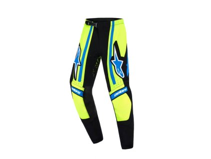 Kalhoty TECHSTAR NOMUR YOUTH, ALPINESTARS, dětské (tmavě modrá/žlutá fluo/modrá) 2026 (Velikost 24)